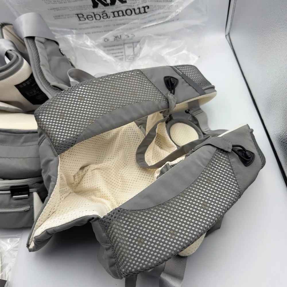 Bebamour Baby 6 in 1‎ Hipseat Carrier Grey Ergonomic 0-36 Month
